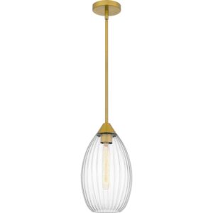 Quoizel Piccolo Pendant 1-Light Mini Pendant in Brushed Gold