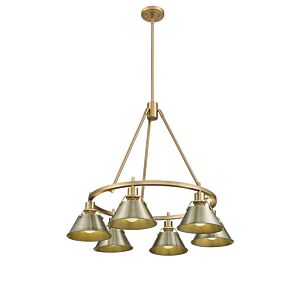 Orwell BCB 6-Light Chandelier in Brushed Champagne Bronze