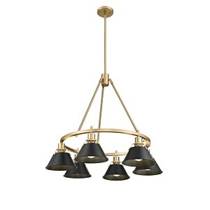 Orwell BCB 6-Light Chandelier in Brushed Champagne Bronze