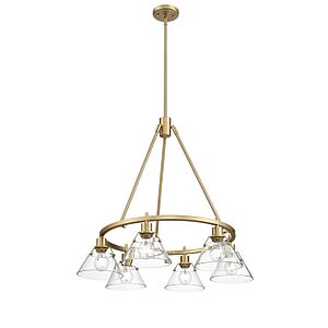 Orwell BCB 6-Light Chandelier in Brushed Champagne Bronze