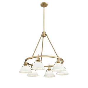 Orwell BCB 6-Light Chandelier in Brushed Champagne Bronze