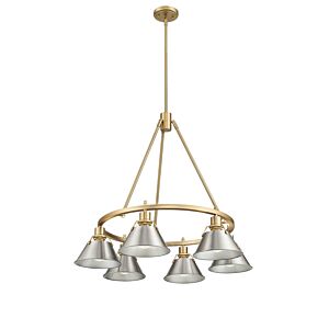 Orwell BCB 6-Light Chandelier in Brushed Champagne Bronze