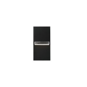 Draped LED Outdoor Wall Sconce in Black by Modern Forms