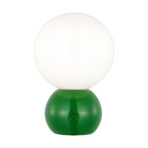 Suki 1-Light LED Mini Table Lamp in Green