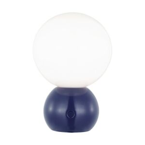 Suki 1-Light LED Mini Table Lamp in Navy