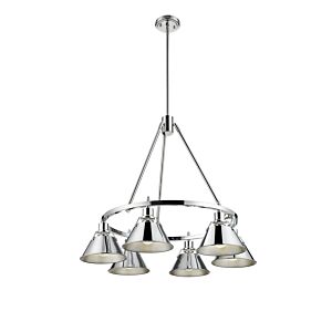 Orwell CH 6-Light Chandelier in Chrome