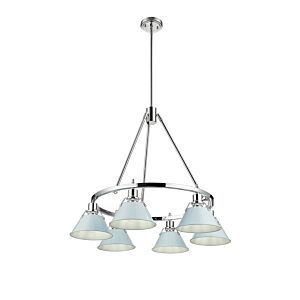 Orwell CH 6-Light Chandelier in Chrome