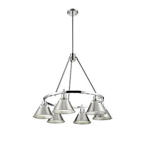 Orwell CH 6-Light Chandelier in Chrome