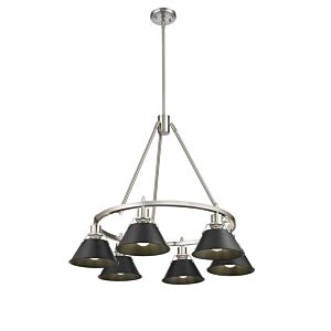 Orwell PW 6-Light Chandelier in Pewter