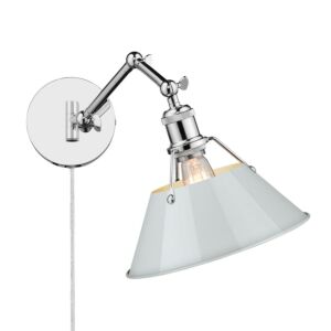 Orwell CH 1-Light Wall Sconce in Chrome