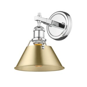 Orwell CH 1-Light Bathroom Vanity Light in Chrome