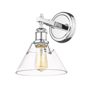 Orwell CH 1-Light Bathroom Vanity Light in Chrome