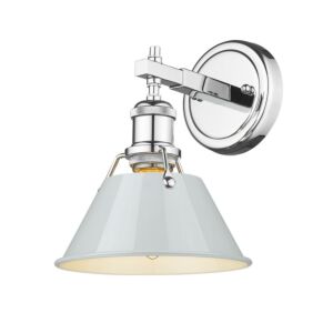 Orwell CH 1-Light Bathroom Vanity Light in Chrome