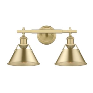 Orwell BCB 2-Light Bathroom Vanity Light in Brushed Champagne Bronze