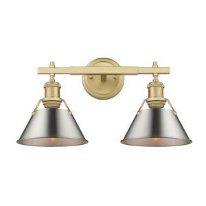 Orwell BCB 2-Light Bathroom Vanity Light in Brushed Champagne Bronze