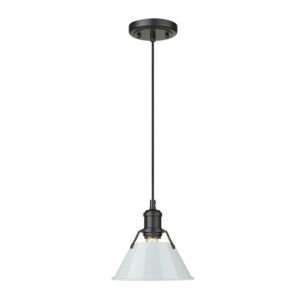 Orwell BLK 1-Light Mini Pendant in Matte Black