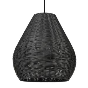 Melany One Light Outdoor Pendant in Natural Black by Golden