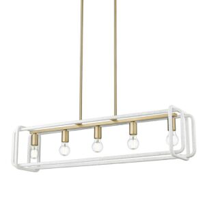 Camden BCB 5-Light Linear Pendant in Brushed Champagne Bronze