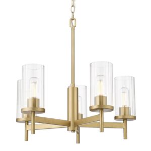 Winslett BCB 5-Light Chandelier in Brushed Champagne Bronze