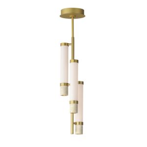 Travertine LED Pendant in Travertine  Gold by ET2