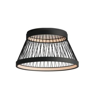 Loom LED Flush Mount in Black by ET2