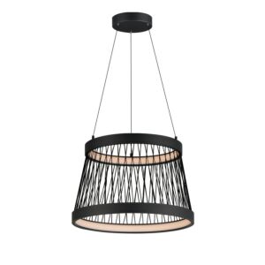 Loom LED Pendant in Black by ET2