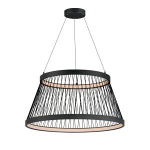 Loom LED Pendant in Black by ET2