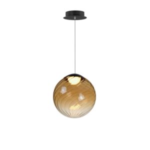 Planetary LED Pendant in Black by ET2