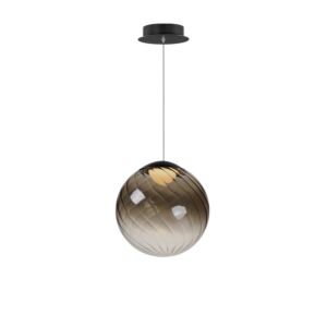 Planetary LED Pendant in Black by ET2