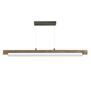 Joist LED Linear Pendant in Driftwood  Charcoal by ET2