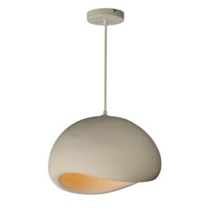 Moeraki LED Pendant in Oyster by ET2