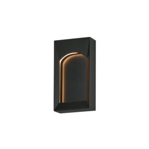 Brasilia LED Outdoor Wall Sconce in Black by ET2