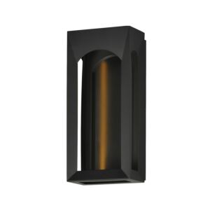 Brasilia LED Outdoor Wall Sconce in Black by ET2