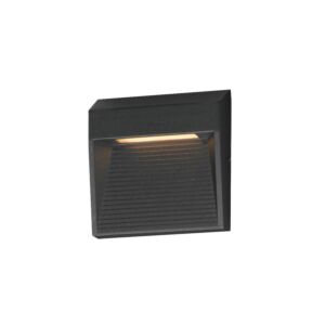 Steppes LED Outdoor Wall Sconce in Black by ET2