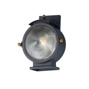 Portside One Light Outdoor Wall Sconce in Oil Rubbed Bronze   Antique Brass by Maxim