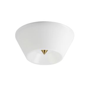 Tack LED Flush Mount in Natural Aged Brass by Maxim