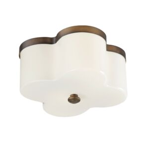 Clover Two Light Flush Mount in Antique Bronze by Maxim