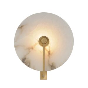 Quarry LED Wall Sconce in Natural Aged Brass by Maxim