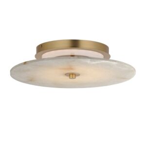 Quarry LED Wall Sconce Flush Mount in Natural Aged Brass by Maxim