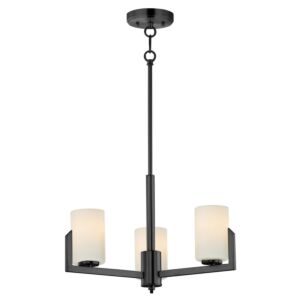 Dart 3-Light Chandelier in Black