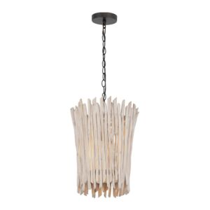 Baywood One Light Pendant in Textured Bronze by Maxim