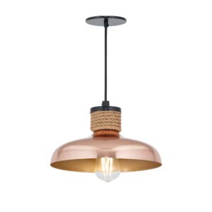 Bingham One Light Pendant in Copper by Maxim