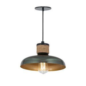 Bingham One Light Pendant in June Bug by Maxim