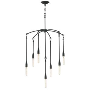 Pioneer 7-Light Chandelier in Anthracite