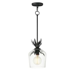 Paloma One Light Pendant in Anthracite by Maxim