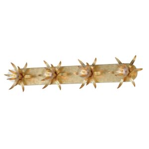 Paloma 4-Light Wall Sconce in Gold Leaf