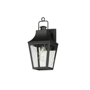 Storybook One Light Outdoor Wall Sconce in Black by Maxim