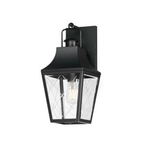 Storybook One Light Outdoor Wall Sconce in Black by Maxim