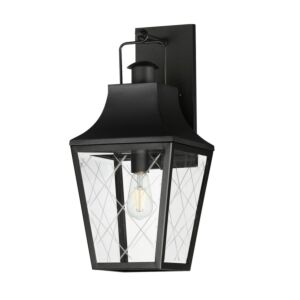 Storybook One Light Outdoor Wall Sconce in Black by Maxim