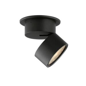 Swinger LED Flush Mount in Black by Maxim